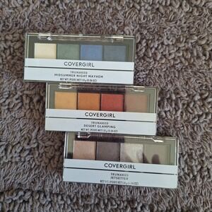 3 Pk‎ Combo Covergirl Trunaked Eyeshadow Quad Palettes #745 #755 #765